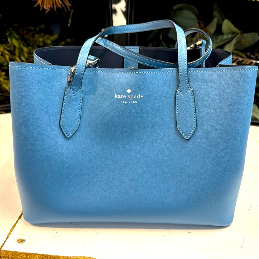 Blue Kate Spade small to medium sized purse